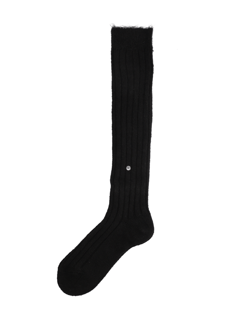 Burlington-SOFT-RIB-KNIESTRÜMPFE-schwarz