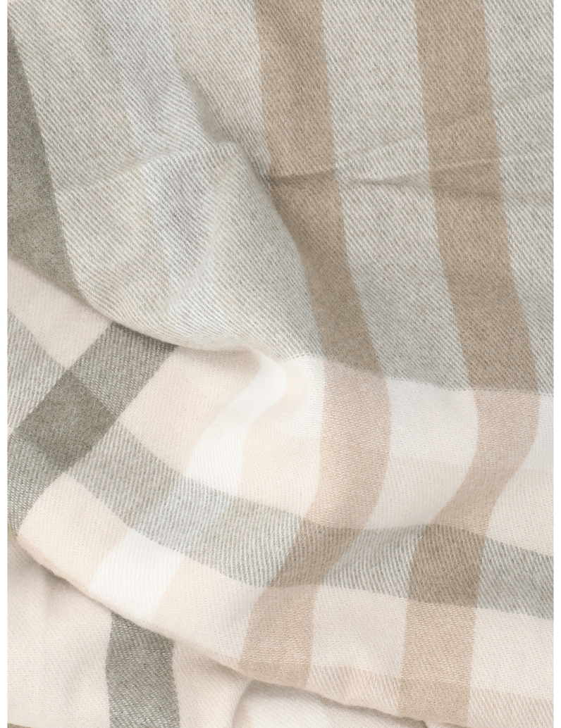 Lazzarini-Textil-Schal-braun