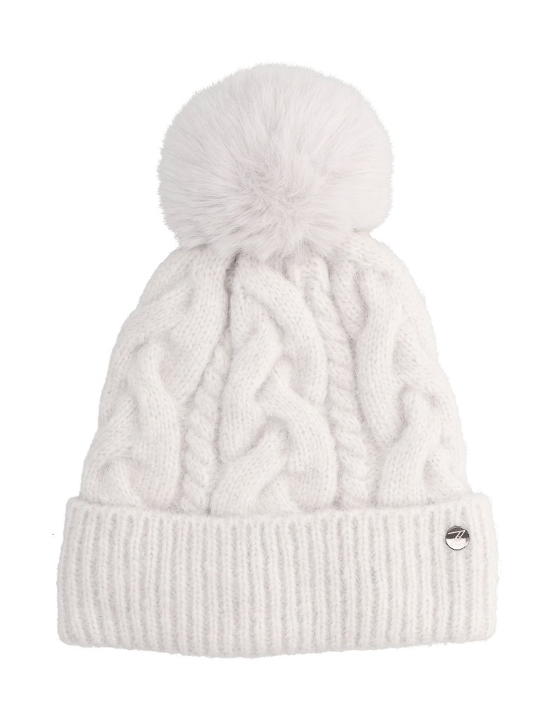 Lazzarini-MÜTZE-MIT--BOMMEL-UND-ZOPFMUSTER-schwarz