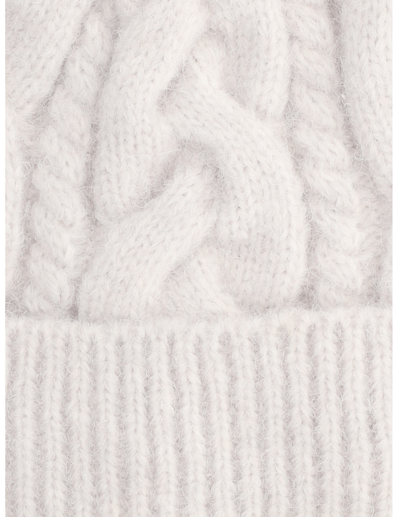 Lazzarini-MÜTZE-MIT--BOMMEL-UND-ZOPFMUSTER-schwarz