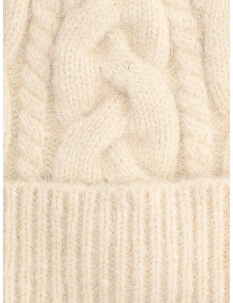 Lazzarini-MÜTZE-MIT--BOMMEL-UND-ZOPFMUSTER-schwarz