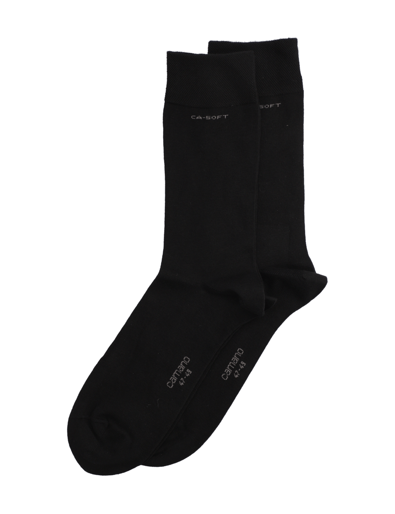 Camano-UNISEX-CA-SOFT-SOCKS-2P-schwarz