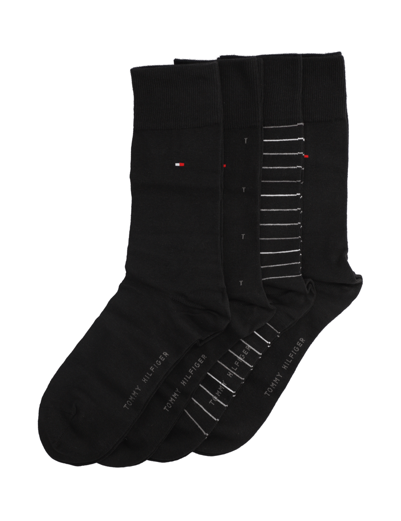 Tommy-Hilfiger-TH-MEN-SOCK-4P-TIN-GIFT-BOX-schwarz