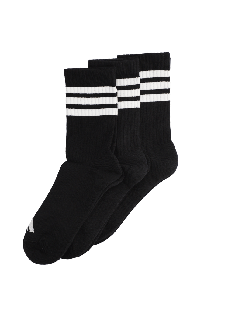 Adidas-3S-ESS-C-CRW-3P-BLACK/WHITE/WHITE-schwarz