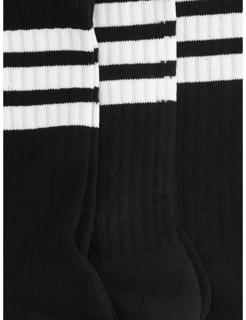Adidas-3S-ESS-C-CRW-3P-BLACK/WHITE/WHITE-schwarz