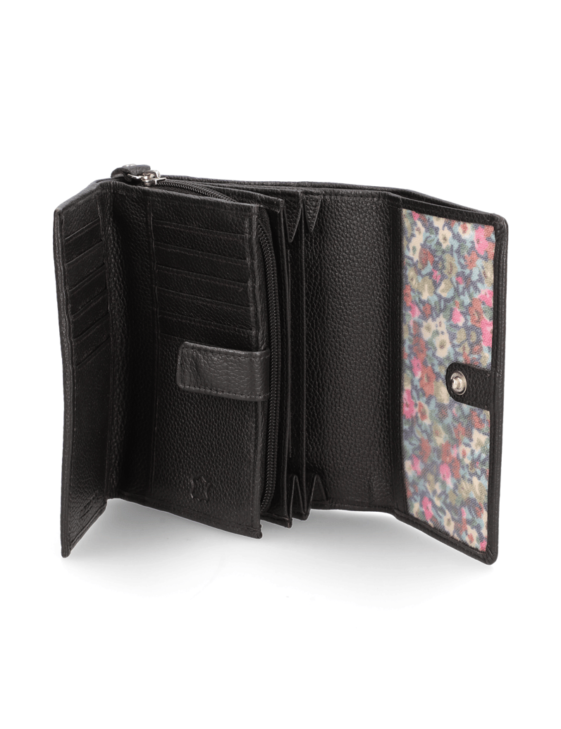 Lazzarini-Glattleder-Geldbörse-schwarz