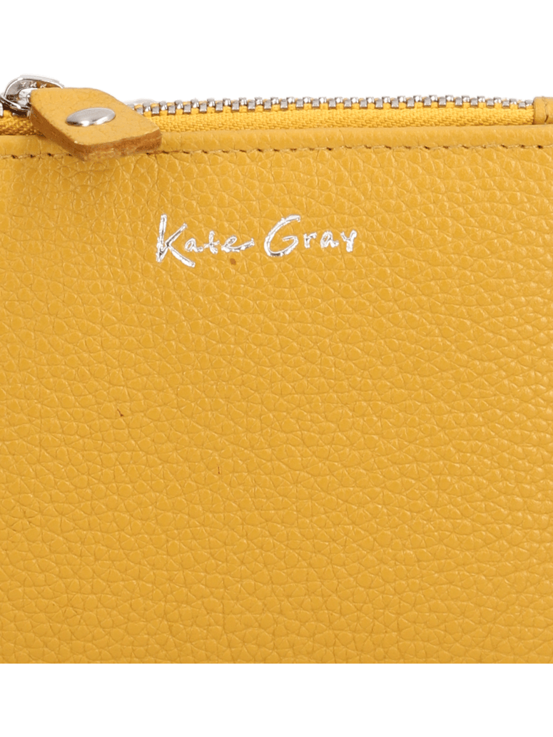 Kate-Gray-Glattleder-Geldbörse