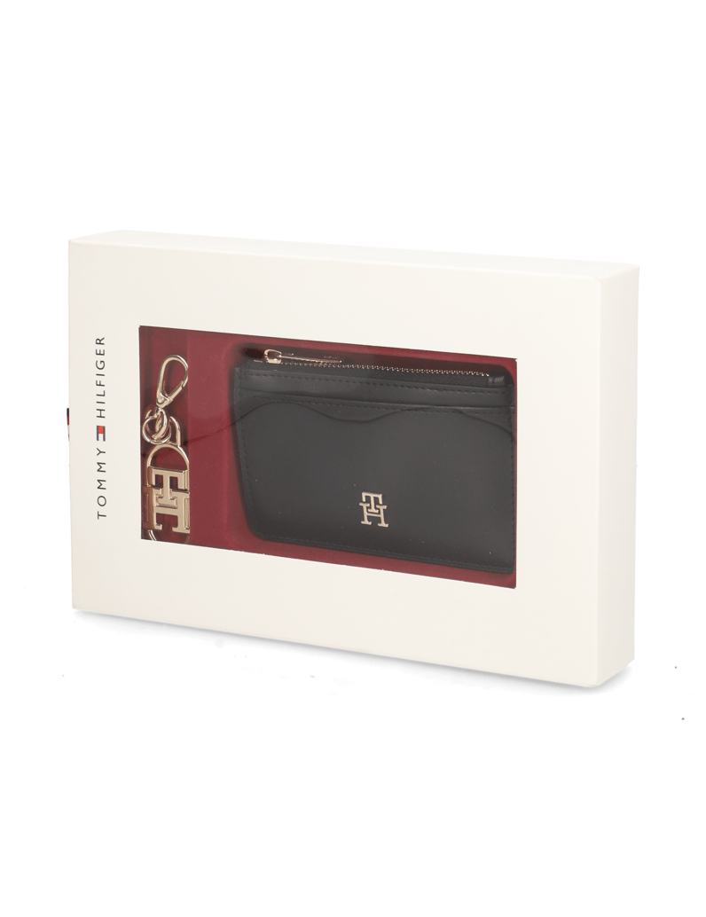 Tommy-Hilfiger-LONG-CC-HOLDER-+-CHARM-schwarz