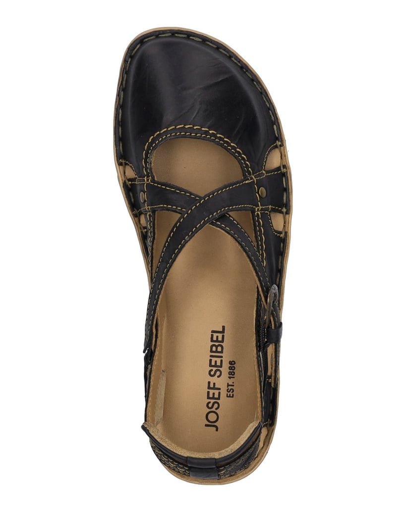 JOSEF-SEIBEL-JOSEF-SEIBEL-Rosalie-13-|-Sandale-für-Damen-|-Schwarz-schwarz