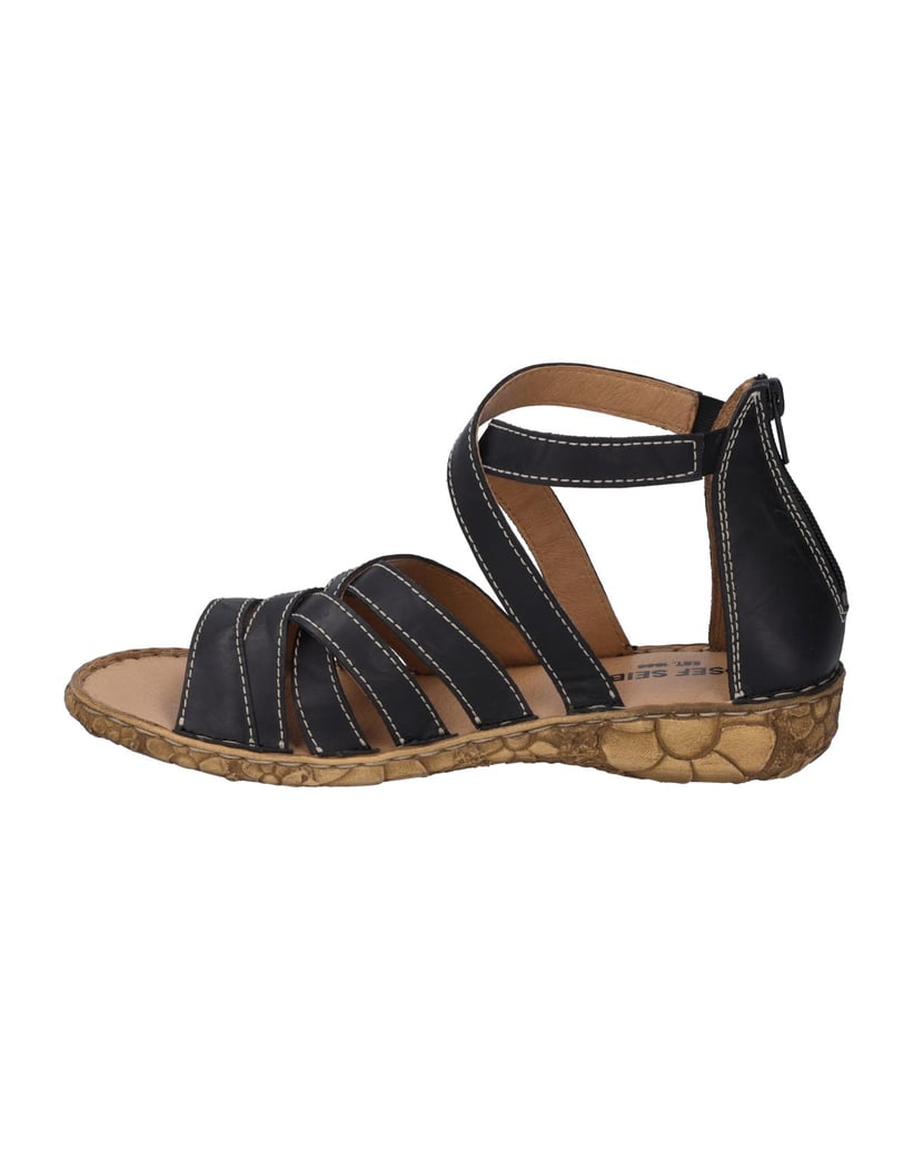JOSEF-SEIBEL-JOSEF-SEIBEL-Rosalie-53-|-Sandale-für-Damen-|-Schwarz-schwarz