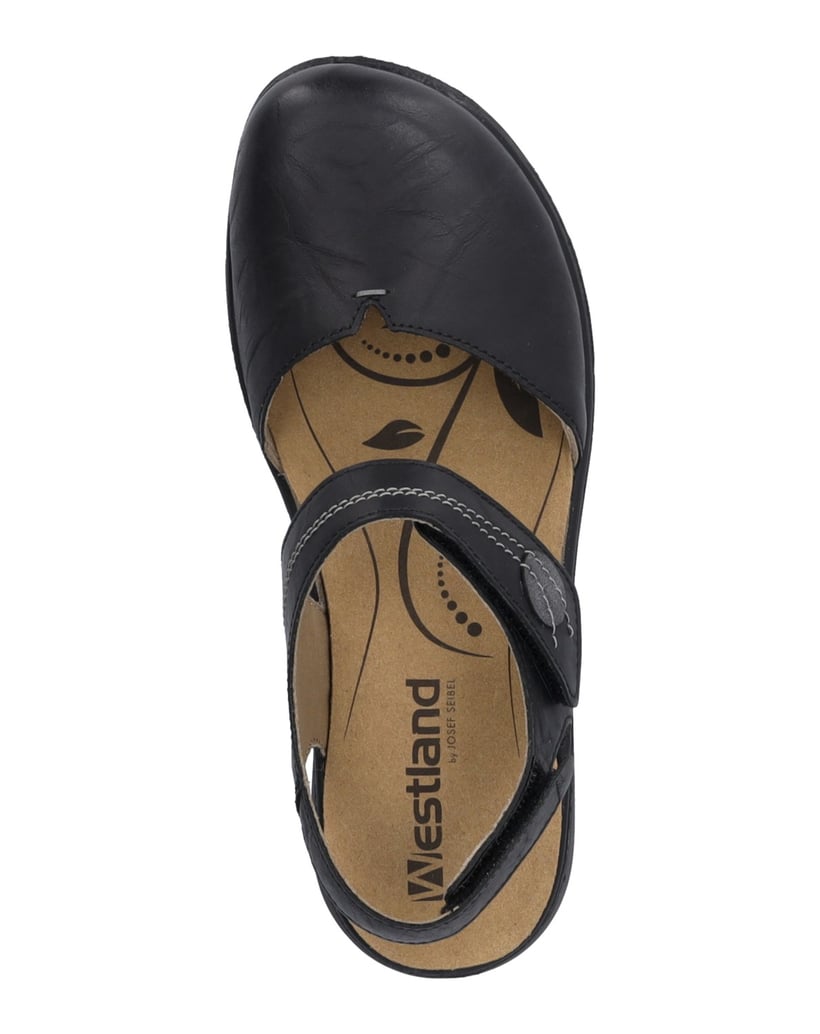 Westland-Westland-Ibiza-77-|-Sandale-für-Damen-|-Schwarz-schwarz