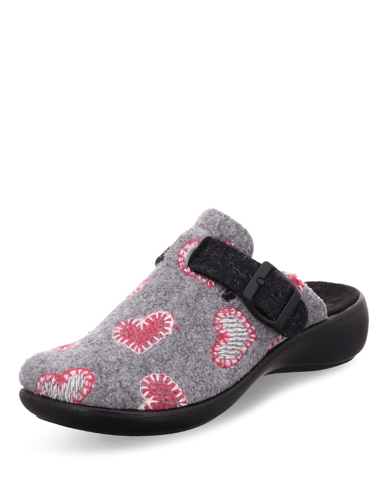 Westland-Hausschuh-Korsika-307,-grau-kombi