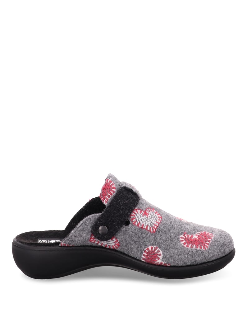 Westland-Hausschuh-Korsika-307,-grau-kombi