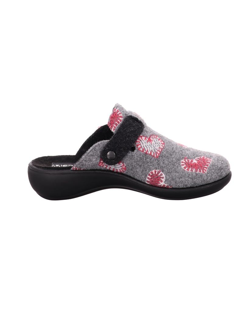 Westland-Hausschuh-Korsika-307,-grau-kombi