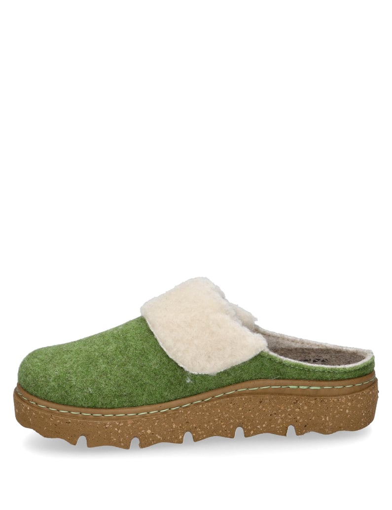 Westland-Hausschuh-Carmaux-03,-grün-kombi