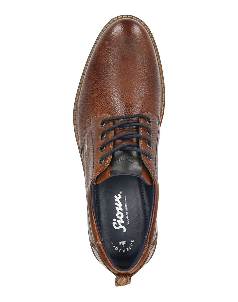 Sioux-Schnürschuh-Rostolo-700-TEX-cognac