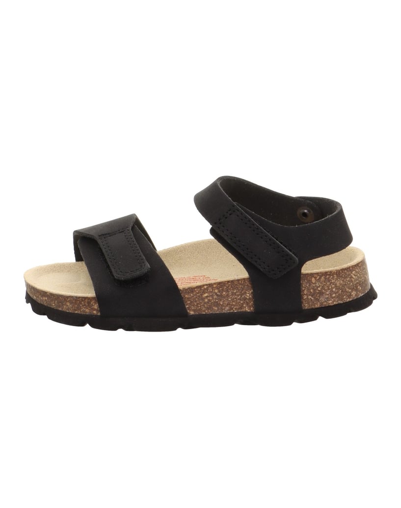 Superfit-Tieffußbett-Sandale-FUSSBETTPANTOFFEL-schwarz