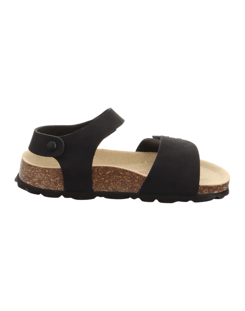 Superfit-Tieffußbett-Sandale-FUSSBETTPANTOFFEL-schwarz
