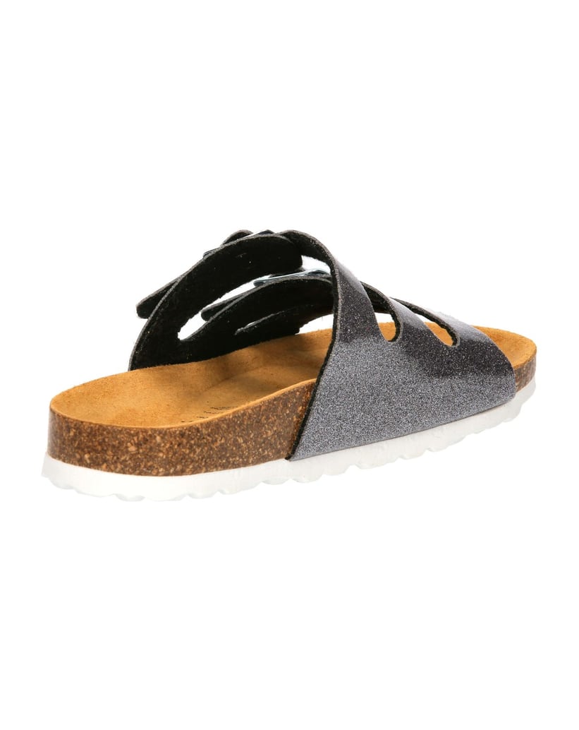 Lico-Pantolette-Bioline-Kids-Glitter-silber