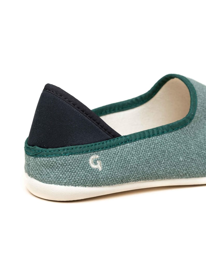 Gottstein-Linen-Slip-On-grün