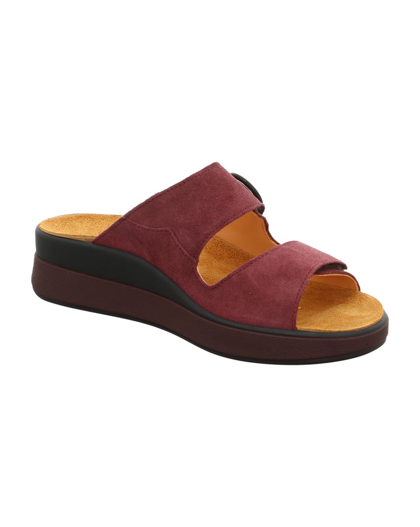 Think-Tieffußbett-Pantolette-MEGGIE-bordeaux