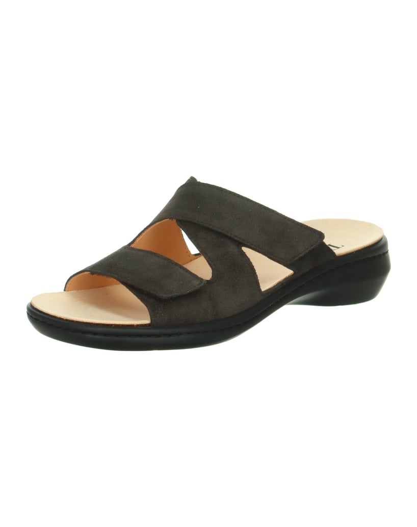 Think-Tieffußbett-Pantolette-CAMILLA-dunkelbraun