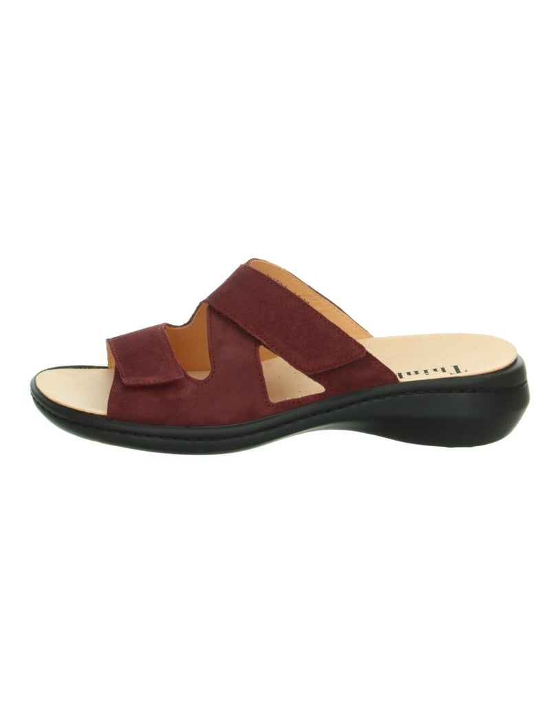 Think-Tieffußbett-Pantolette-CAMILLA-dunkelbraun