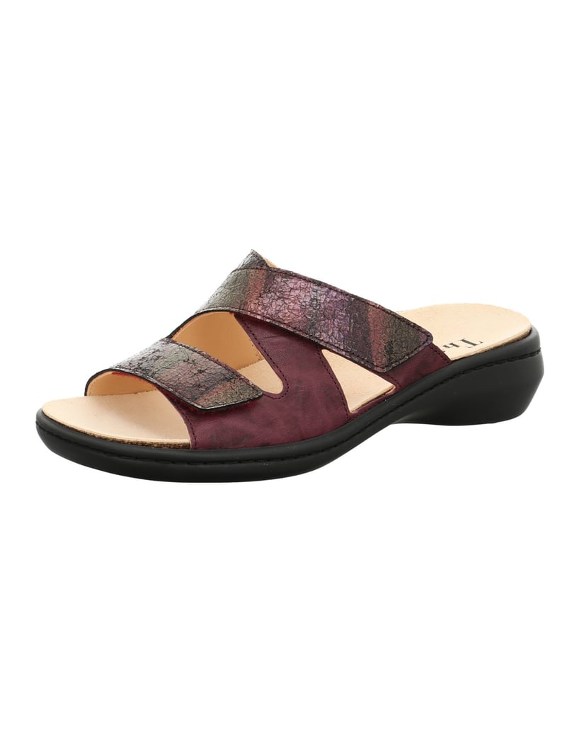 Think-Tieffußbett-Pantolette-CAMILLA-dunkelbraun