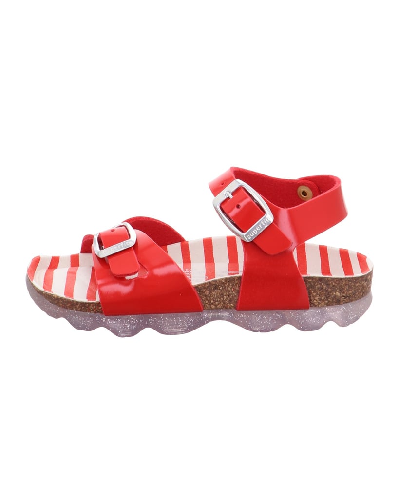 Superfit-Tieffußbett-Sandale-JELLIES-rot