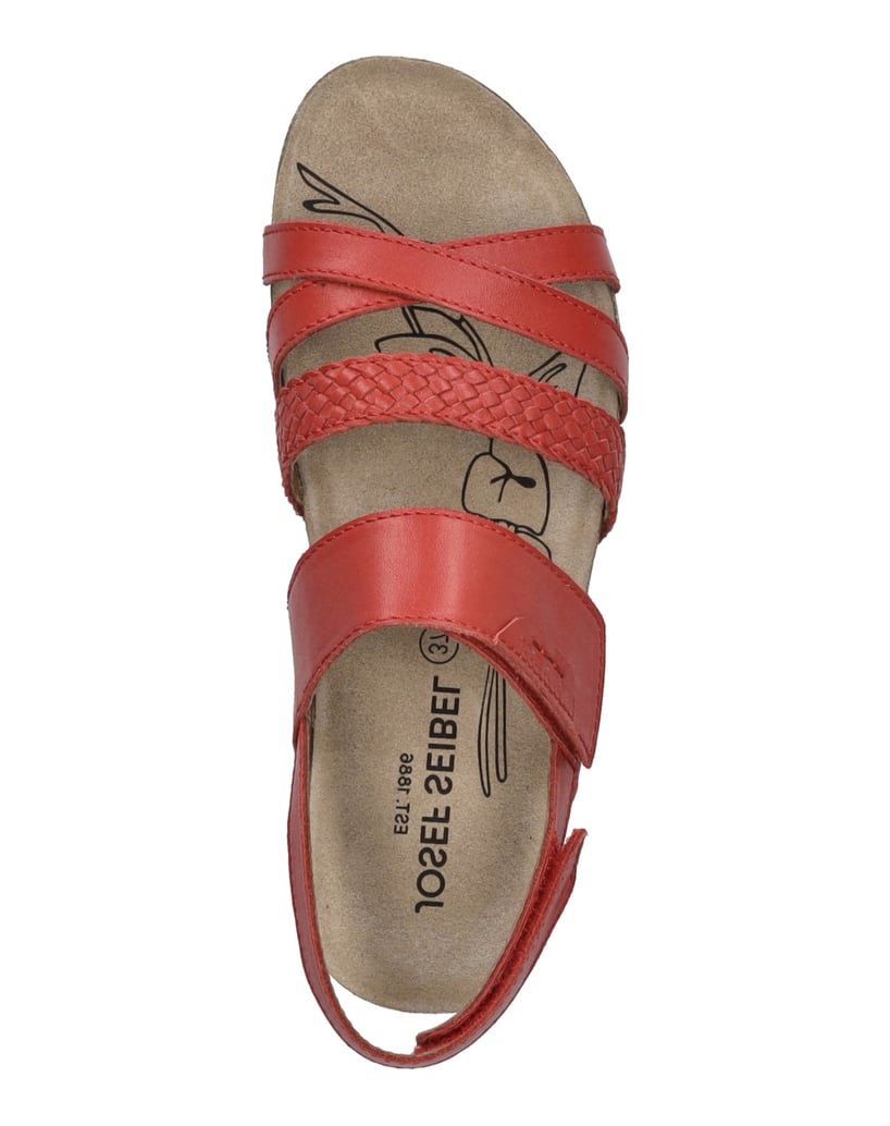 JOSEF-SEIBEL-JOSEF-SEIBEL-Tonga-83-|-Sandale-für-Damen-|-Rot-rot