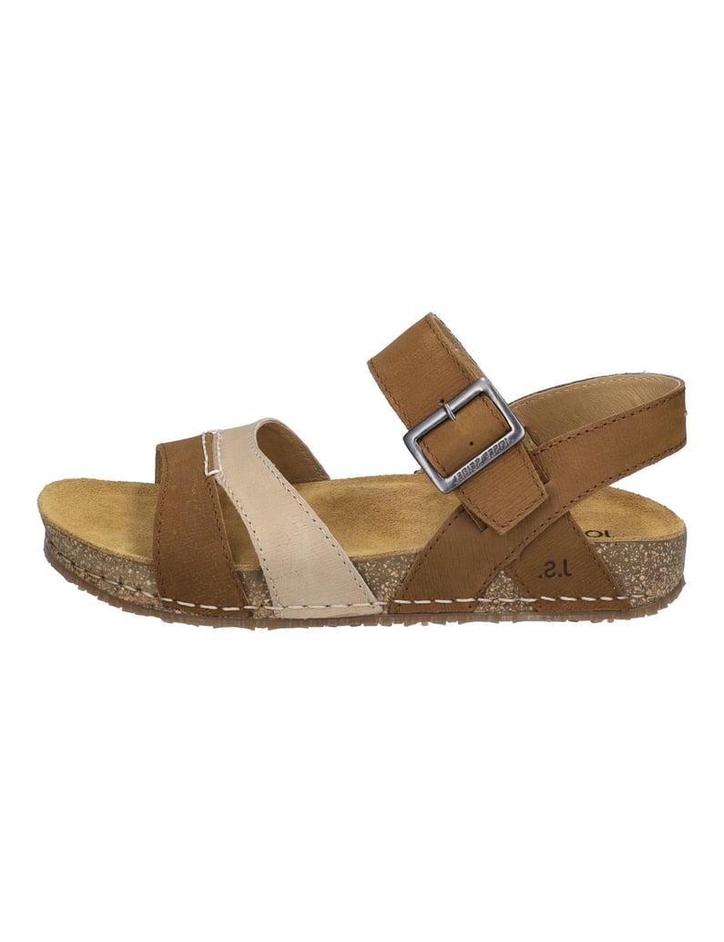 JOSEF-SEIBEL-Sandale-Hannah-01,-castagne-kombi-braun