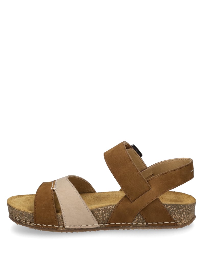 JOSEF-SEIBEL-Sandale-Hannah-01,-castagne-kombi-braun