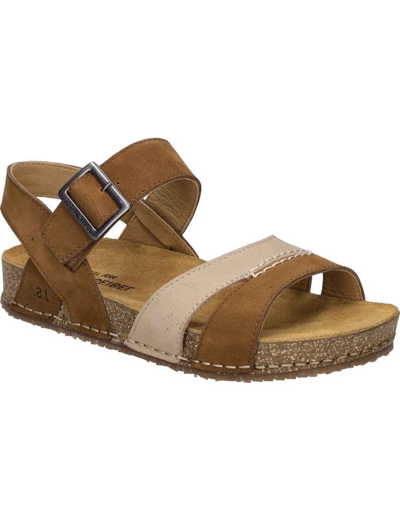 JOSEF-SEIBEL-Sandale-Hannah-01,-castagne-kombi-braun