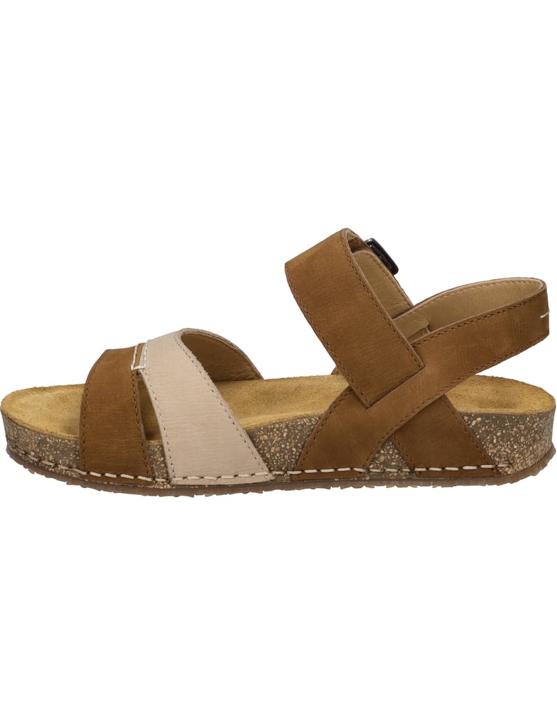 JOSEF-SEIBEL-Sandale-Hannah-01,-castagne-kombi-braun