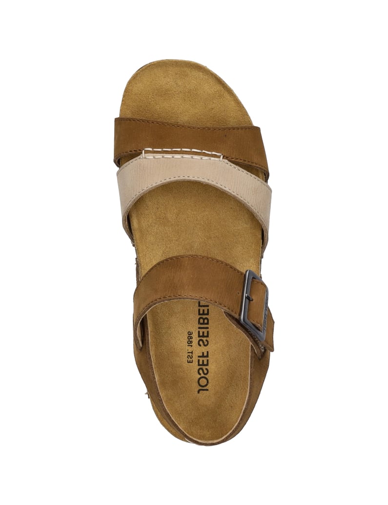JOSEF-SEIBEL-Sandale-Hannah-01,-castagne-kombi-braun