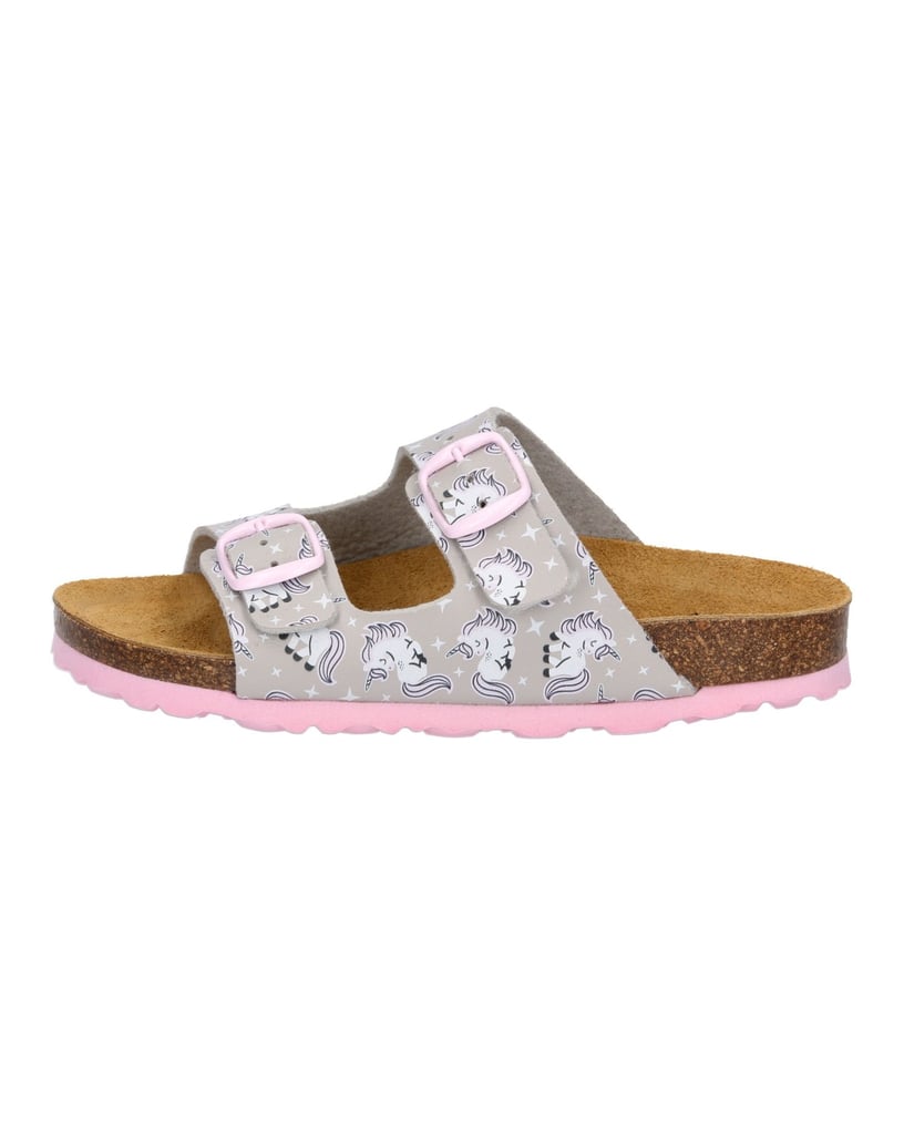 Lico-Pantolette-Bioline-Unicorn-grau