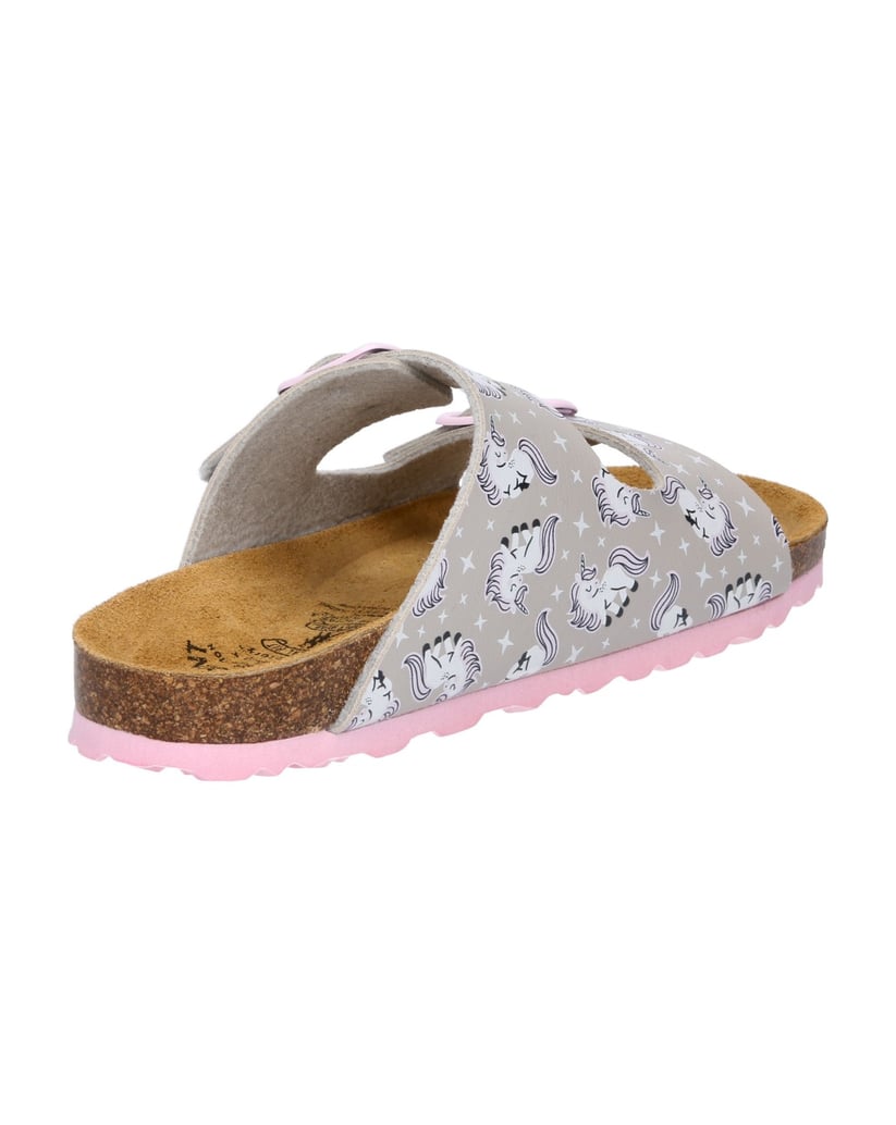 Lico-Pantolette-Bioline-Unicorn-grau