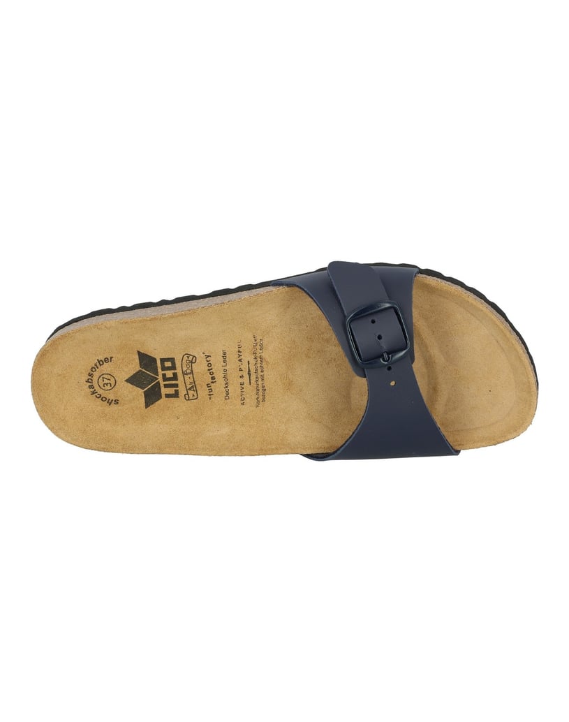 Lico-Pantolette-Bioline-Once-blau