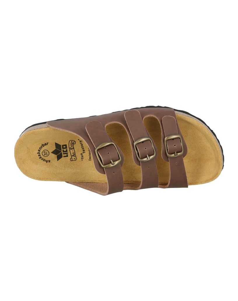 Lico-Pantolette-Bioline-Lady-braun