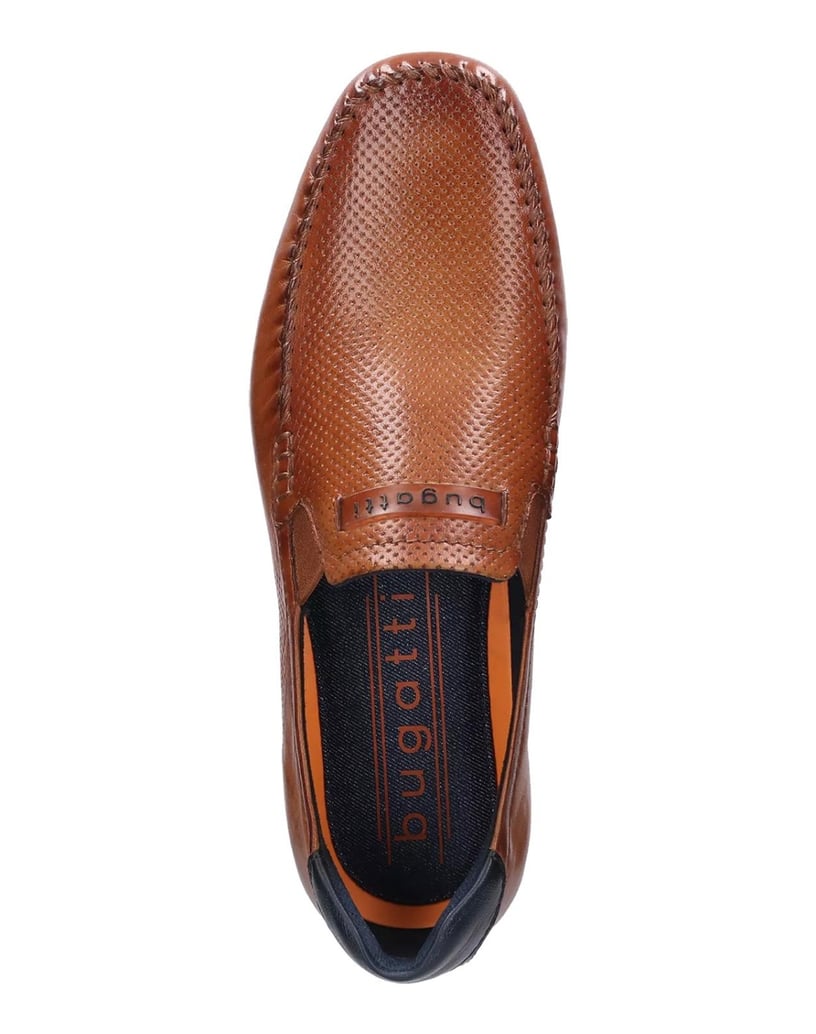 BUGATTI-Mokassin-cognac