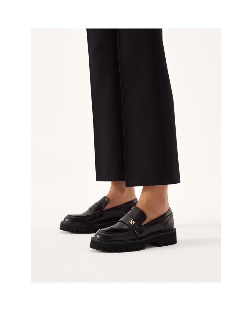 Kazar-Schwarz-genarbte-Lederschuhe-schwarz