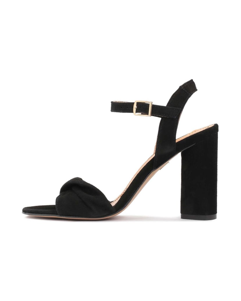 Kazar-Schwarze-Wildleder-Sandalen-mit-breitem-Riemen-schwarz