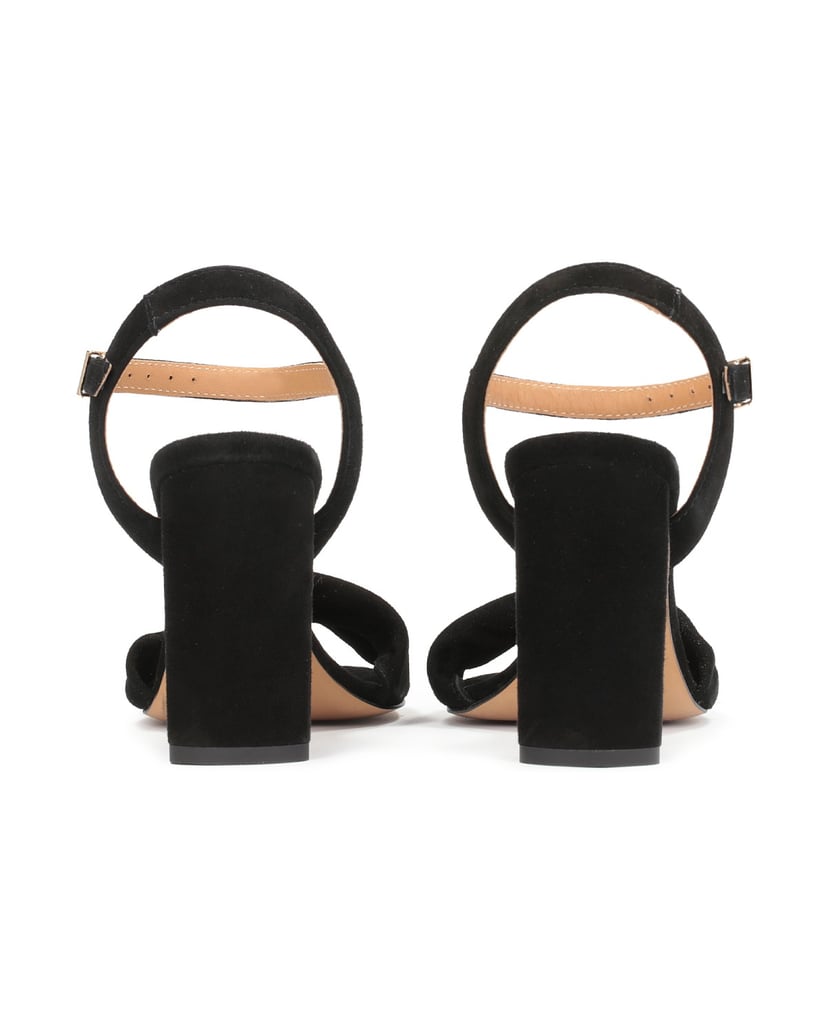 Kazar-Schwarze-Wildleder-Sandalen-mit-breitem-Riemen-schwarz
