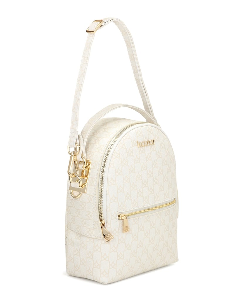 Kazar-Damen-Rucksack-2-in-1-in-Weiß-und-Beige-weiss