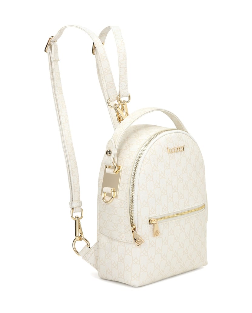 Kazar-Damen-Rucksack-2-in-1-in-Weiß-und-Beige-weiss