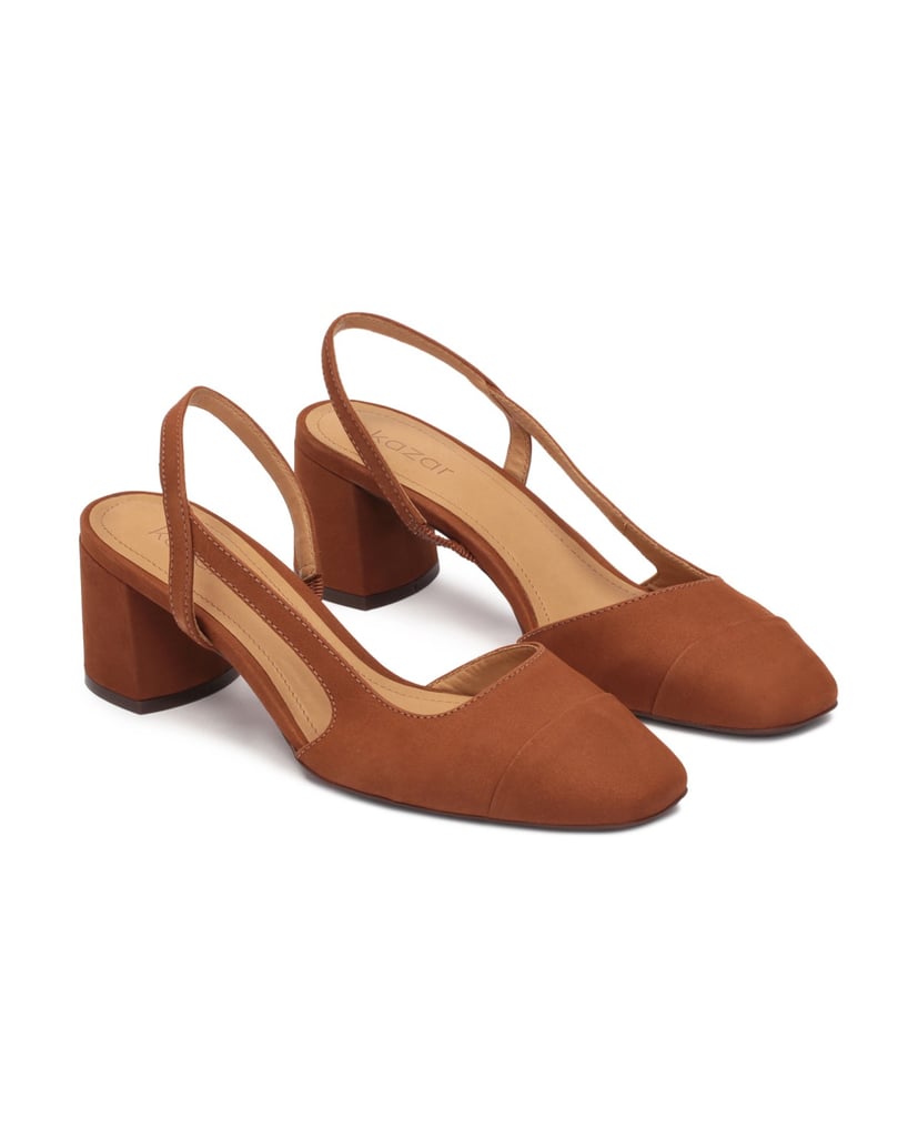 Kazar-Ausgeschnittene-Pumps-aus-Nubuk-mit-klobigem-Absatz-braun