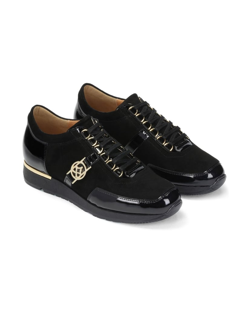 Kazar-Schwarze-Damen-Turnschuhe-schwarz
