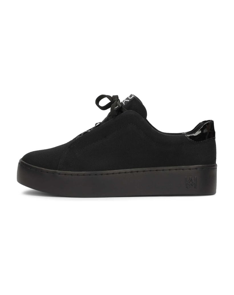 Kazar-Schwarze-Damen-Sneaker-mit-attraktiver-Schnürung-schwarz