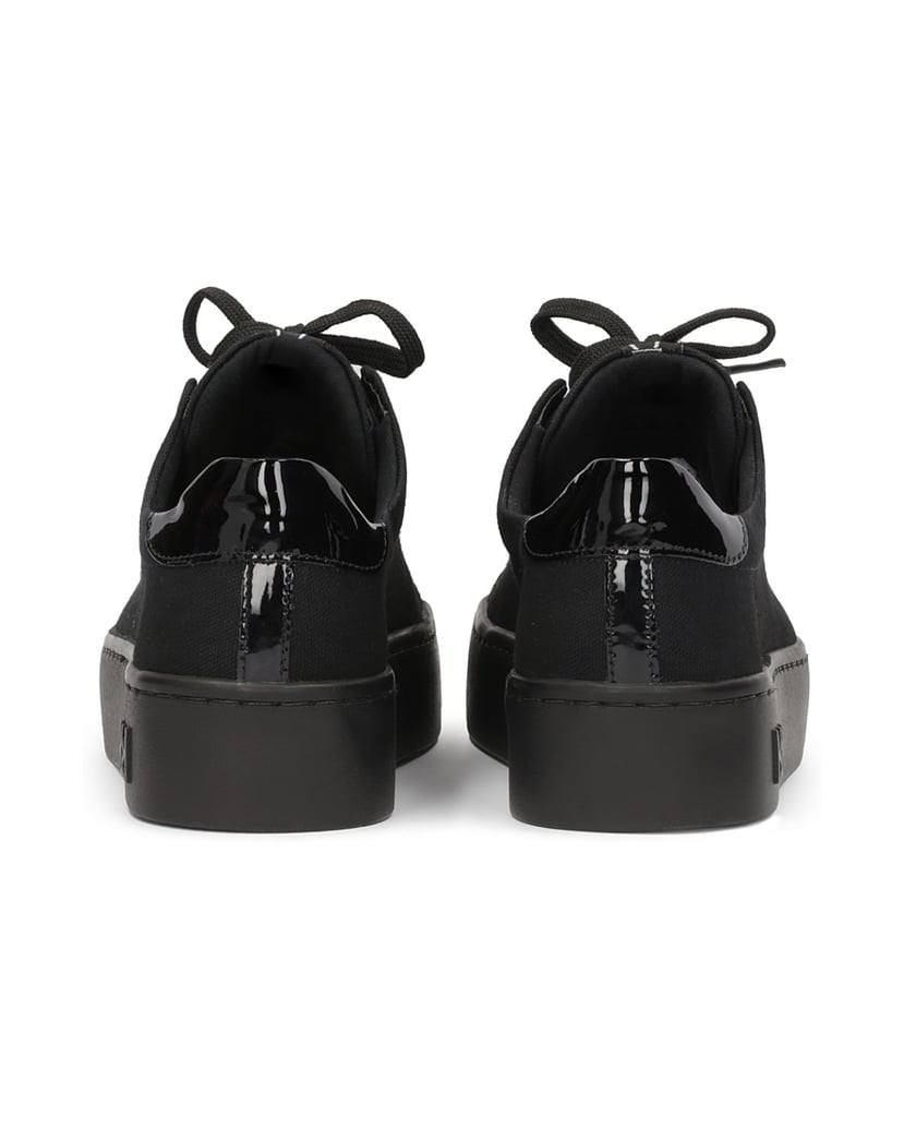 Kazar-Schwarze-Damen-Sneaker-mit-attraktiver-Schnürung-schwarz