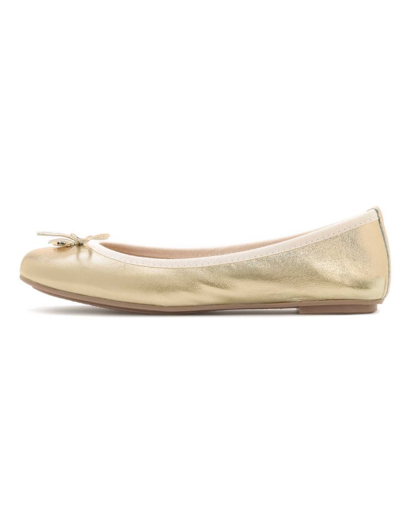 Kazar-Goldene-Ballerinas-für-Damen-gold